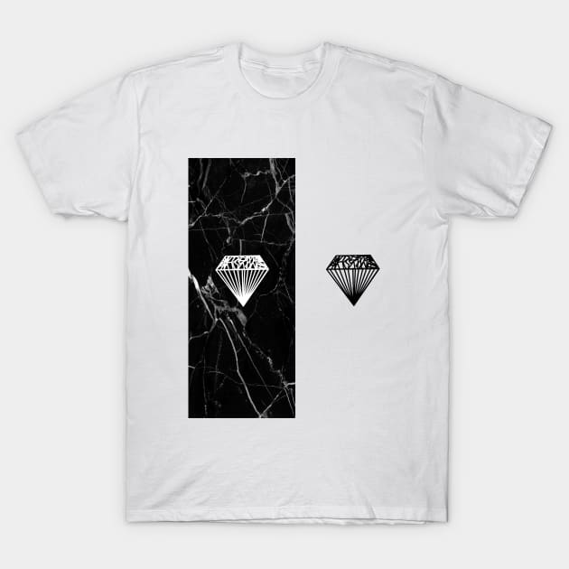 Black and deals white diamond shirt